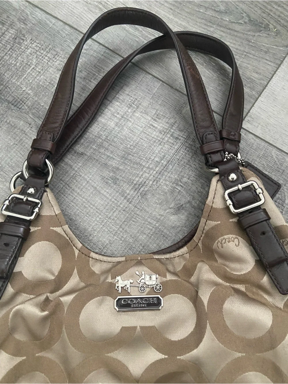 Coach bag signature